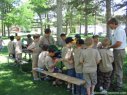 The CP's teaching the Boy Scouts.