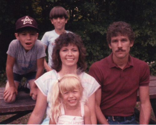 Jeff and his family.