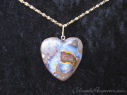 Opal Heart Pendant