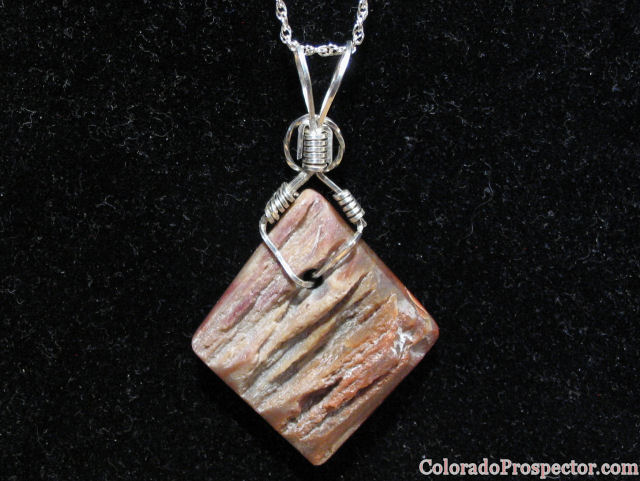 Petrified Wood necklace